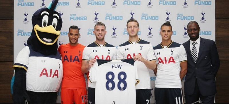 Ảnh 5: Fun88 là đối tác tài trợ thương mại cho Tottenham Hotspur