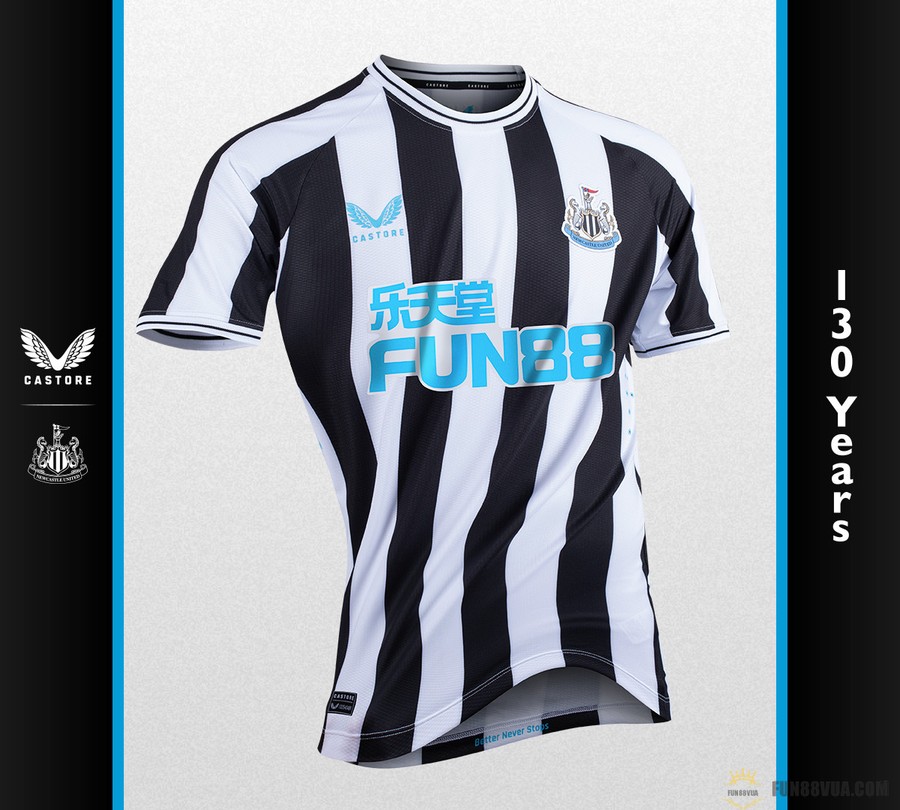 Công ty Fun88 của Trung Quốc đã là nhà tài trợ áo đấu chính của Newcastle United từ năm 2017. (NUFC)