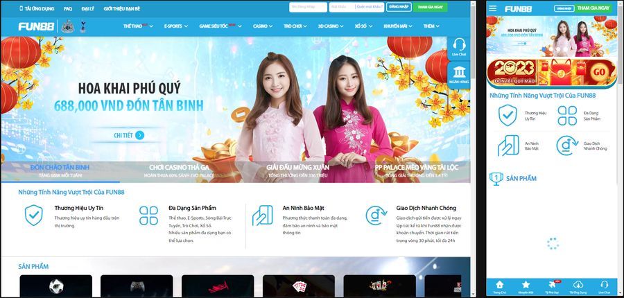 Trang chủ Fun88 - Website chính thức tại Việt Nam